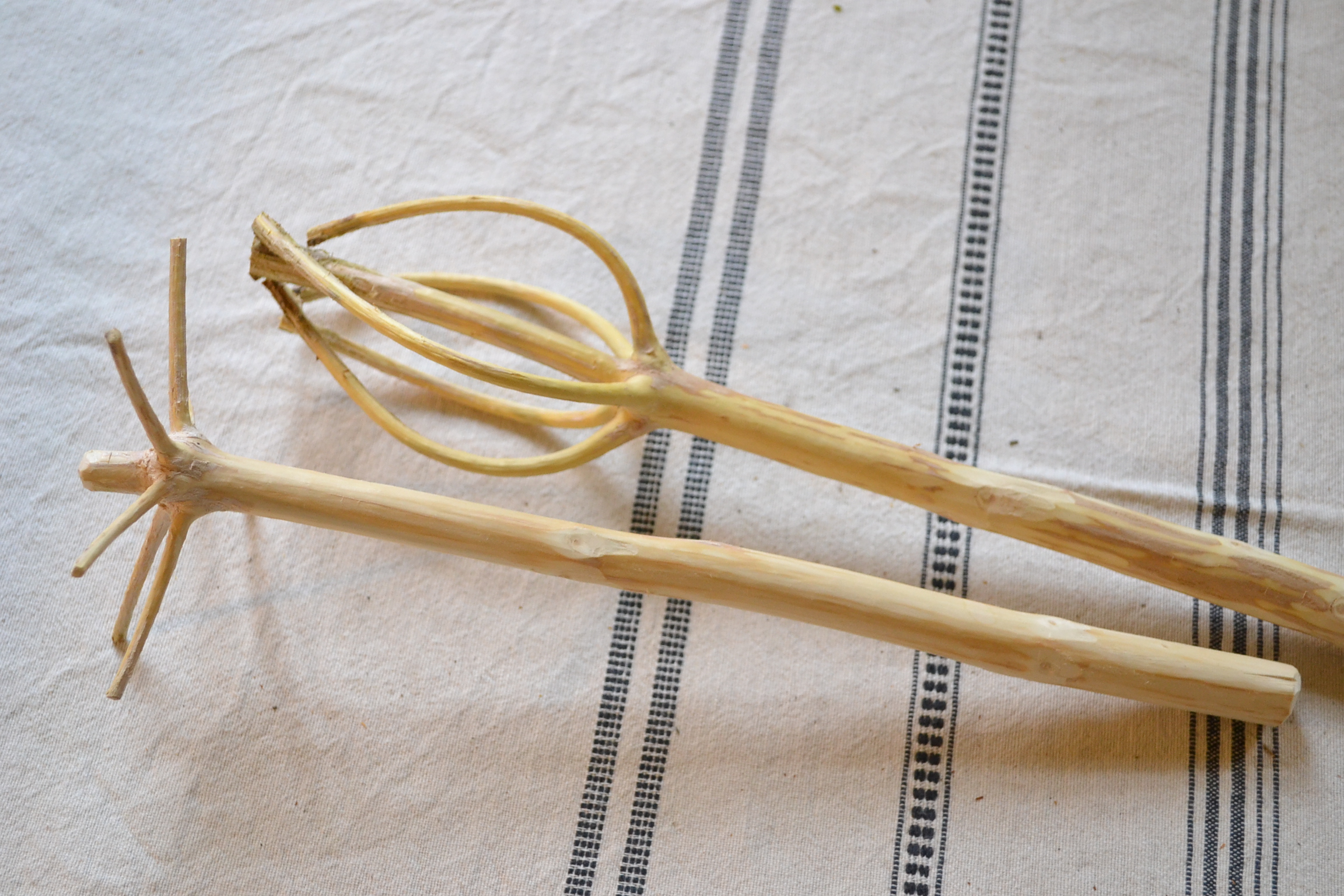 Selber machen Quirl aus Tannenbaum Mohoga Werkstatt